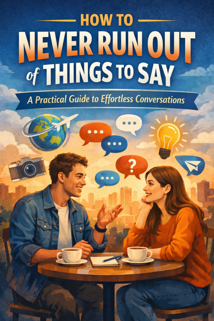 How to Never Run Out of Things to Say: A Practical Guide to Effortless Conversations