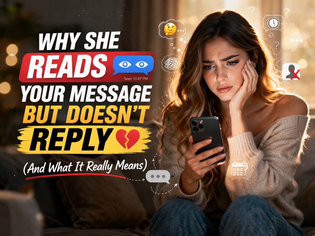 Why She Reads Your Message But Doesn’t Reply (And What It Really Means)