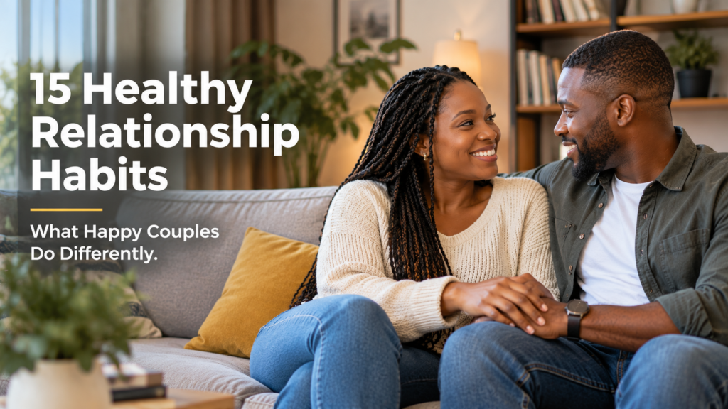 Healthy Relationship Habits: 15 Habits of Happy Couples